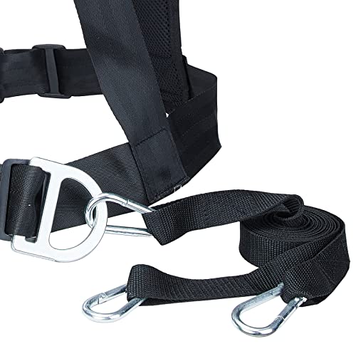 Tire Sled Harness Pull Harness Fitness Resistance Training Adjustable Padded Shoulder Strap Padded Strap Shoulder Training Band Resistance Band Strength Speed