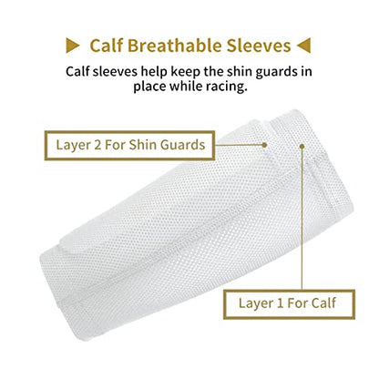 AIMISICAR Kids Youth Soccer Shin Guards for 3-15 Years Old, Boys & Girls - color: White, size: L ( 4'7" - 5'8" Tall )