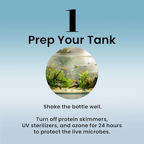 MICROBE-LIFT Special Blend Aquarium Water Care Treatment, Cleaner & Clarifier for Fresh and Saltwater Fish Tanks, Reduces Maintenance & Helps with Aquarium Algae Control and Odor, 4 Ounces (SBH04)