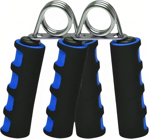 Finger grip strength training device Forearm strength training device Soft foam handle is suitable for wrist, forearm, finger training and rehabilitation (2pcs)