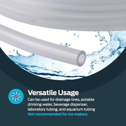 Eastman 1/2 Inch ID (5/8 Inch OD) PVC Clear Vinyl Tubing,10 Foot Length,98568,(Pack of 10) - size: 1/2 in. ID x 5/8 in. OD (Pack of 10), style: 10 Ft.