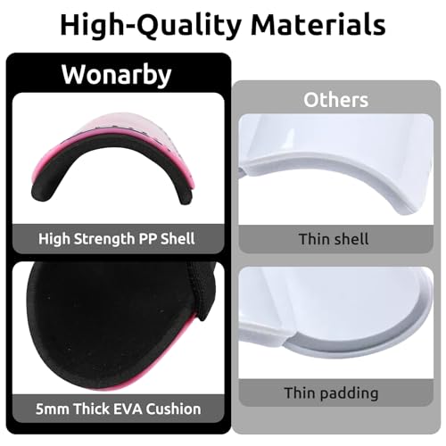 Shin Guards Soccer Youth Kids, Shin Guard Boys Girls Teenagers 2-18 Yrs Old | Soccer Shin Guards with Ankle Sleeves Protection - Football Shin Pads Equipment with Adjustable Strap - color: Pink, size: Small