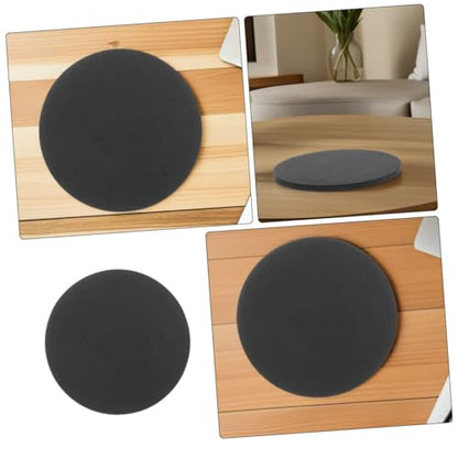 MERRYHAPY Round Cushion Pad for Fish Tank Non Slip Base Reduces Vibration Enhances Stability for Aquariums Micro Landscapes