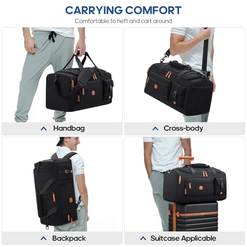 Gym Bag for Men and Women with Shoe & Laptop Compartment Sport Duffle Bag
