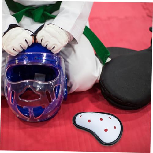 8pcs Crotch Protector for Men Comfortable Abdominal Guard Breathable Design for Sports Taekwondo and Combat Training