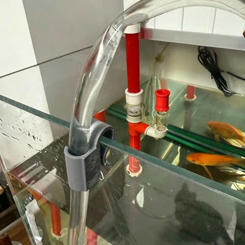 Aquarium Water Changing Hose Holder, 12Mm / 16Mm Aquarium Water Changing Tube Change Pipe Parenthesis