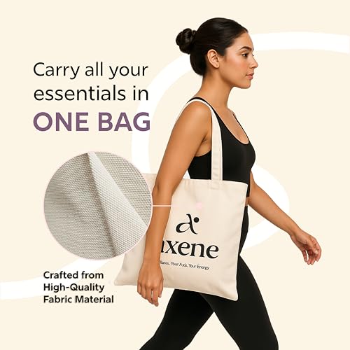 Axene Pilates Kit for Women – 14-Piece Set with Pilates Ring, Ball, Resistance Bands & Sliders | Home Workout Equipment, Non-Slip Socks, Yoga Strap, Bilingual Guide, Carry Bag