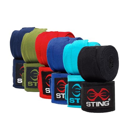 STING Elasticized Boxing Hand Wraps, Boxing Equipment for Professional Competition and Training - color: Snow Camo, size: 180 Inch