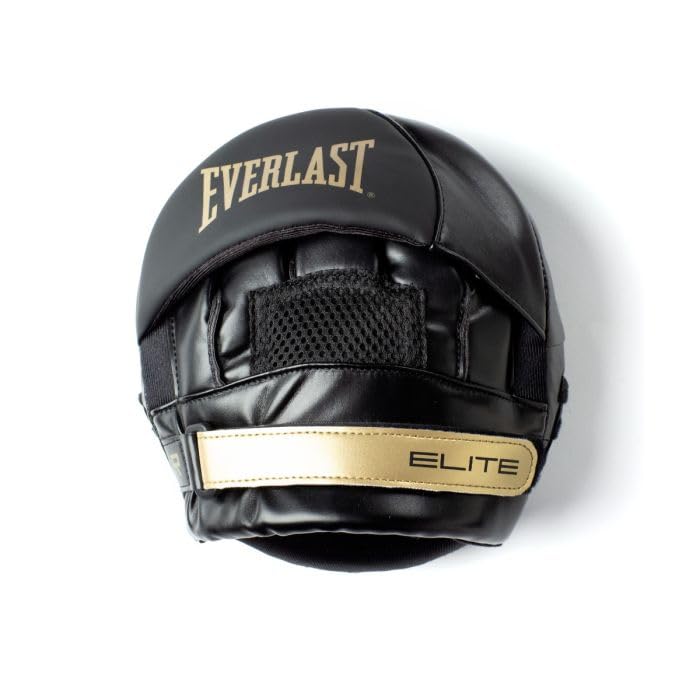 Everlast Elite 2 Micro Punch Mitts in Black/Gold