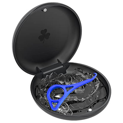 ARGOMAX Retainer Case with Magnetic Closure, 2-Pack Black - color: Black