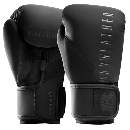 Hayabusa Mayweather Champ Boxing Gloves for Men and Women - color: Black, size: 16oz