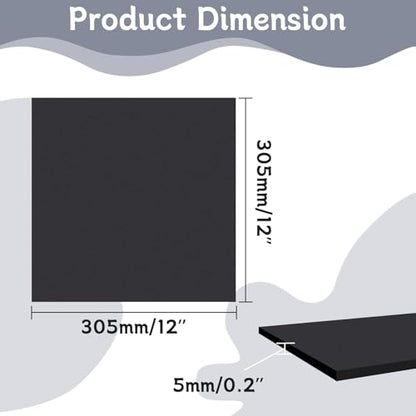 Aquarium Leveling Mat, 12x12 Inch Self-Leveling Neoprene Foam Pad for Fish Tanks - Waterproof Shock Absorbing Base Cushion with Adhesive Backing, Easy to Cut & Non-Slip Bottom Pad - size: 12x12 Inch