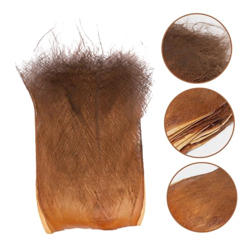 Hemobllo 5 Sheets Realistic Artificial Palm Bark Natural Garden Decor Plant Accessories for Aquarium Fish Fry Hatching Home Office Greenery Background