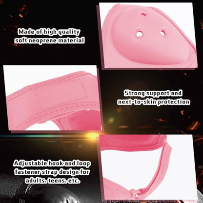 Jerify 2 Pcs Wrestling Headgear for Kid Youth, Light Pink,Light Green - color: Light Pink,Light Green