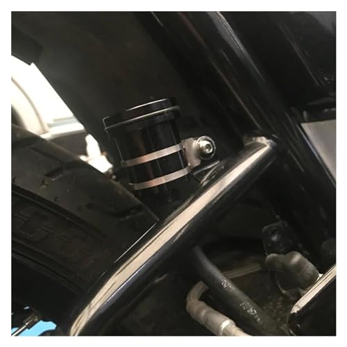 Rear Brake Fluid Reservoir Connection Brake For BMW For R 1200 GS LC R1200GS R 1200GS ADV Fuel Hose Bracket Tank Oil Fluid Cup Cover (Color : Silver) - color: Silver