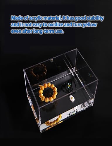 Water Tank for Photography, Fish Tank, Coffee Tray, Cosmetics Organizer - Multi-Purpose Transparent Acrylic Shallow Sink & Storage Box - Tabletop Display for Studio, Home, Office Use(30x20x20cm/11.8x8