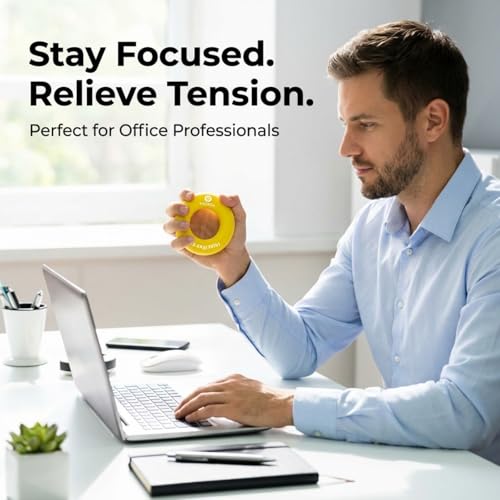 Complete Forearm, Hand & Finger Strengthener Set, Grips & Rings | Three resistance levels, flexor/extensor training, durable silicone finger exerciser