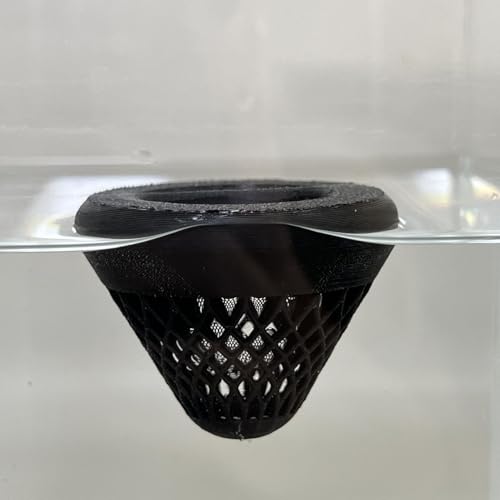 Aquarium Plant Holder - Floating Plant Cup | Cone-Shaped Fish Tank Floating Plants Holder for Aquatic Plants, Freshwater Aquarium and Terrarium Setup, Home, Office, Living Room, Bedroom, Apartment