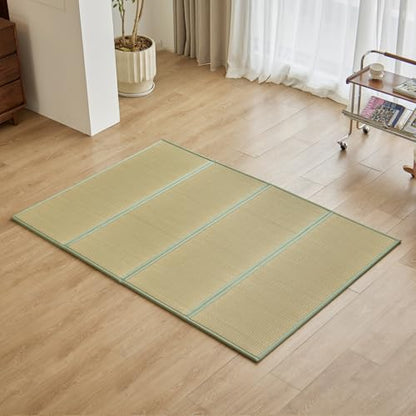 Natural Rush Grass Floor Tatami Mat,Full XL, 83" x 55" x 0.5" - size: 4'7" x 6'11"