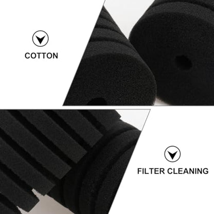 ULTECHNOVO Sponge Filters Replacement, 4pcs Replacement Sponges for Aquarium Fish Tank Foam Filter