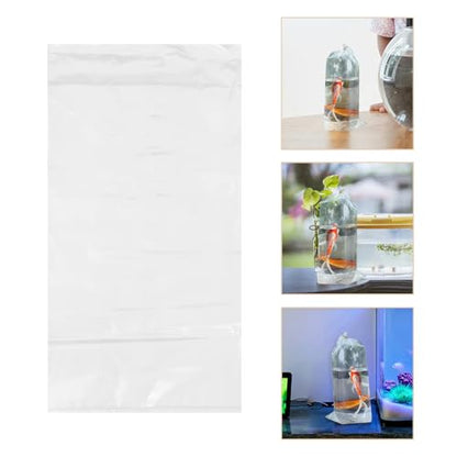 50pcs Live Fish Transport Bags 30x60cm Plastic Seal Fish Shipping Bags with Oxygen for Aquarium and Shrimp Nursery Packaging