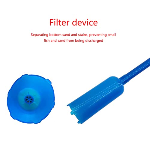 Aquarium Water Change Kit Fish for Tank Siphon Gravels Cleaner with Long Hose Water Changer Maintenance Tool for Small F Gravel Cleaner for Aquarium