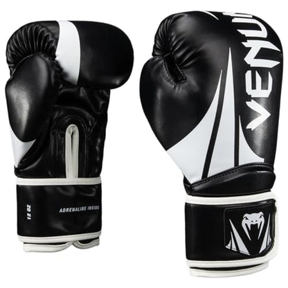Venum Challenger Boxing Gloves - color: Black/White, size: 10-Ounce, style: Challenger 2.5