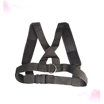 balacoo Adjustable Sled Workout Harness with Padded Shoulder Straps for Resistance Training and Endurance Building Durable Heavy Duty Design for Strength and Speed Training