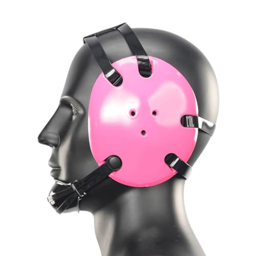 Wrestling Headgear with American Bald Eagle Decals - color: Pink, size: Youth