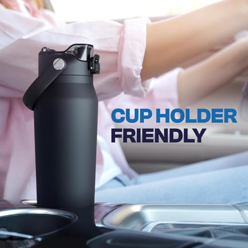 Frost Buddy Bottle Buddy 32oz Water Bottle - Sip or Chug Lid (Giddy Up) - color: Giddy Up, size: 32 Ounces