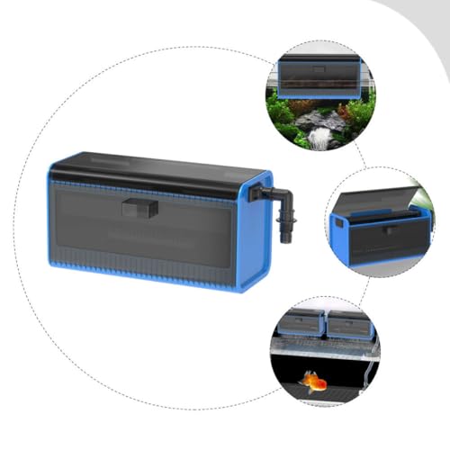 Kisangel Box Fish Tank Water Drip Box Efficient Filtration Cleaning Tool for Home Aquarium Easy to Use Wall-Mounted Design Suitable for Tank