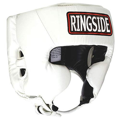Ringside Competition-Like Boxing Headgear Without Cheeks - color: White, size: X-Large