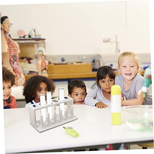 Zerodeko 2pcs Portable Test Tube Holder for Water Quality Testing Organizer Rack for Laboratory Use Anti-slip Design for School Science Projects and Experimentation
