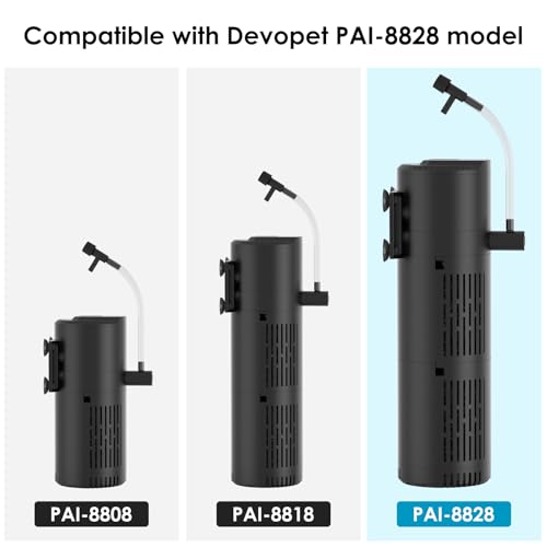 Aquarium Filter Replacement Sponges, Fish Tank Filter Replacement Accessories, for Model PAI-8828, Including 6 Bio-Filter Sponges