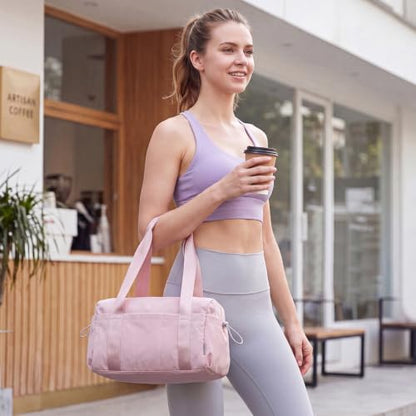 G4Free 14 Inch Mini Small Gym Bag for Women - color: Pink