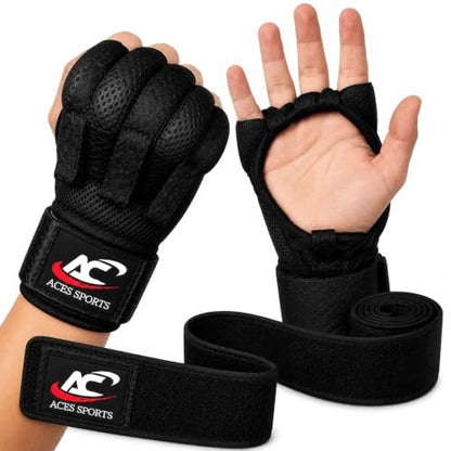 Fast Wraps/Easy Wraps/Hand Wraps Gloves-1 Meter Long Wrist Straps - size: Medium