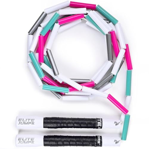 Elite Jumps Heavy Beaded Weighted Jump Rope, 6.5 oz - color: Unicorn