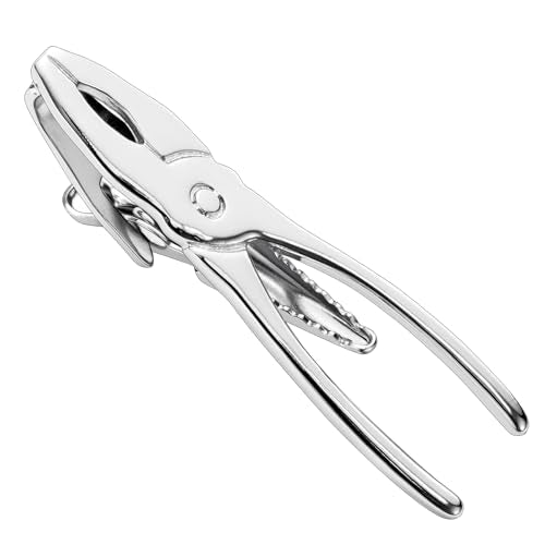 HAWSON 2/2.2 Inch Various Tie Clips for Men Unique, Personalized Novelty Tie Bars Pins Tacks, Funny Theme Wedding Holiday Gifts for Husband Groomsmens - style: Pliers