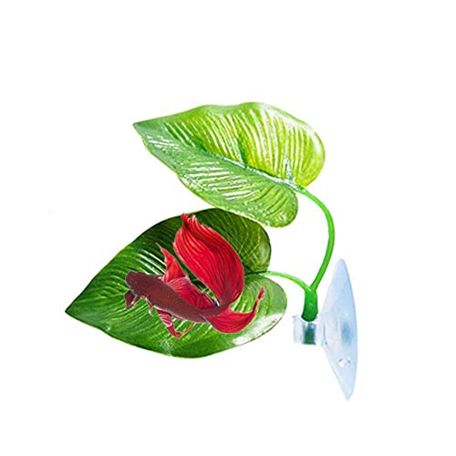 Betta Fish Leaf Pad Improves Betta's Health by Simulating The Natural Habitat for Tank Aquarium Breeding Resting Bed