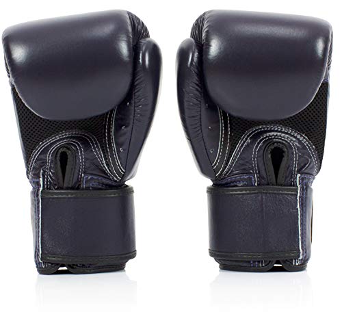 Fairtex BGV1BR Breathable Boxing Gloves, Lightweight Shock Absorbent Gear - color: Blue, size: 16 oz
