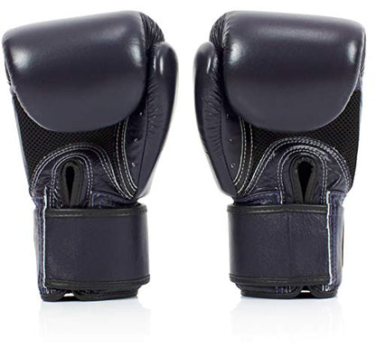 Fairtex BGV1BR Breathable Boxing Gloves, Lightweight Shock Absorbent Gear - color: Blue, size: 12 oz