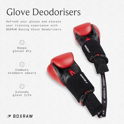 BOXRAW Boxing Glove Deodorizers, Moisture Absorbing Glove Dryer