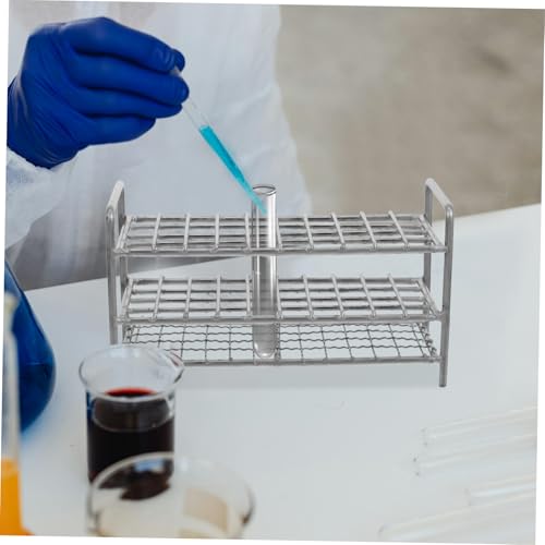PRETYZOOM Test Tube Rack Sampling Tube Holder for Laboratory Use Organizer for Secure Test Tube Display and Compatibility