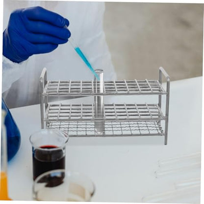 PRETYZOOM Test Tube Rack Sampling Tube Holder for Laboratory Use Organizer for Secure Test Tube Display and Compatibility