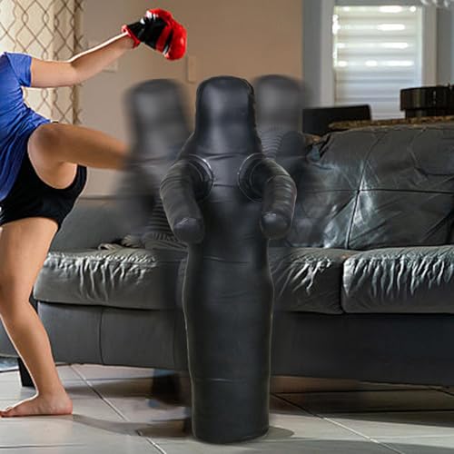 MMA Grappling Dummy Bag Wrestling Dummy Empty Unfilled Hanging Judo for Home Gym Multifunction Boxing Dummy Cover - size: 160cm