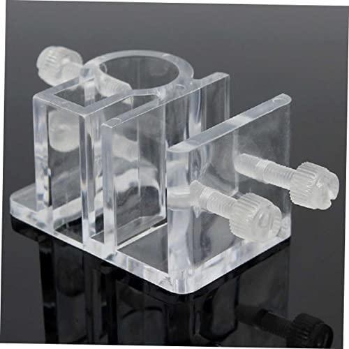 Acrylic Fixed Frame for Aquarium 4pcs Water Tube Clamp Fish Tank Water Drainer Clamp