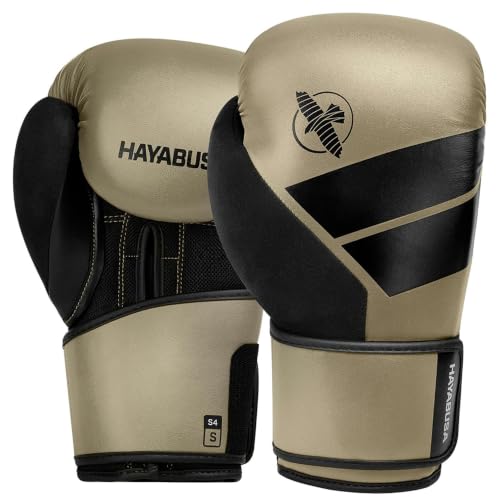 Hayabusa S4 Boxing Gloves - Sparring & Muay Thai - color: Clay, size: 12 oz, Small