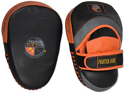 FightersJuice MMA Boxing Muay Thai Curved Pro Punch Mitt
