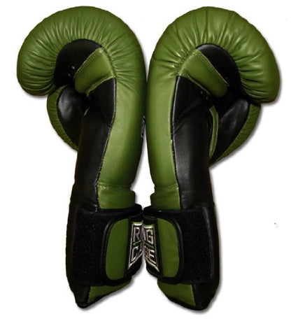 Ring to Cage 20oz, 22oz, 24oz Deluxe MiM-Foam Sparring Gloves - Safety Strap Boxing Training Gloves, for Boxing, MMA, Muay Thai, Kickboxing - color: Marine Green/Black, size: 20oz