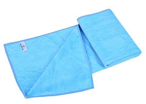 HOPESHINE Gyms Yoga Towels Soft Absorbent & Fast Drying 3-Pack - color: Grey+purple+sky Blue